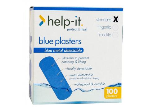 product image for Metal Detectable Plasters - Standard Blue (100)