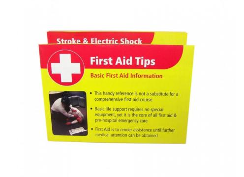 product image for First Aid Tips Information Sheet