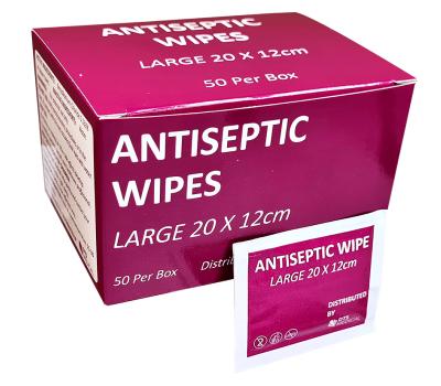 image of Antiseptic Wipes Box Of 50