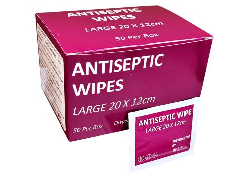 product image for Antiseptic Wipes Box Of 50