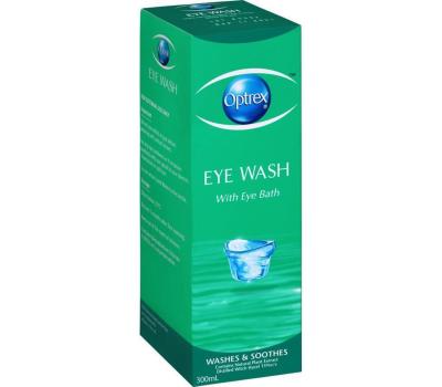 image of Optrex Eye Wash with Eye Bath - 300ml